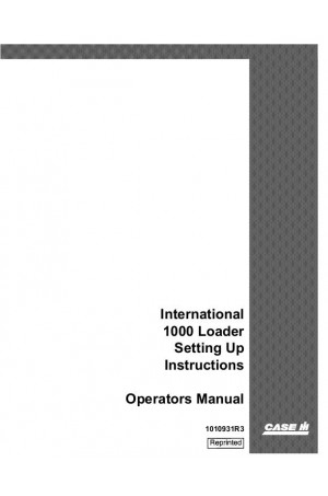 Case IH 100, 1000, 130, 140 Operator`s Manual