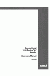 Case IH 1050, A Operator`s Manual