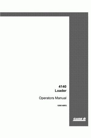 Case IH 4140 Operator`s Manual