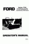 New Holland 1120, 1220, 1320, 1520 Operator`s Manual