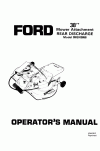New Holland 38 Operator`s Manual
