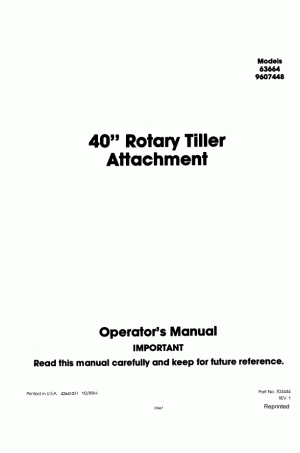 New Holland 40 Operator`s Manual