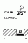 New Holland 2, 42 Operator`s Manual