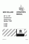 New Holland 716C Operator`s Manual