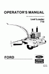 New Holland 710 Operator`s Manual