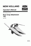 New Holland 722 Operator`s Manual