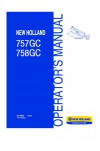 New Holland 757GC, 758GC Operator`s Manual