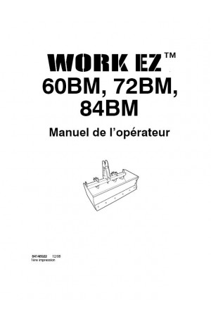 Case IH 60BM, 72BM, 84BM Operator`s Manual