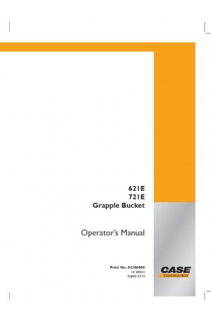 Case 621E, 721E Operator`s Manual
