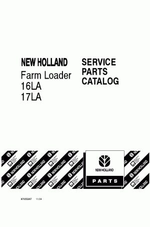 New Holland 16LA, 17LA Parts Catalog