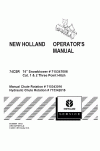 New Holland 2, 74CSR Operator`s Manual