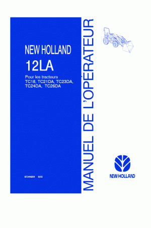 New Holland 12LA Operator`s Manual