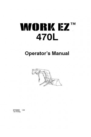 New Holland 470 Operator`s Manual