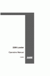 Case IH 2250 Operator`s Manual
