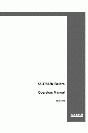 Case IH 55T, 55W Operator`s Manual