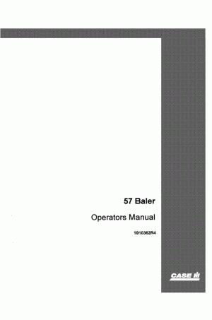 Case IH 57 Operator`s Manual