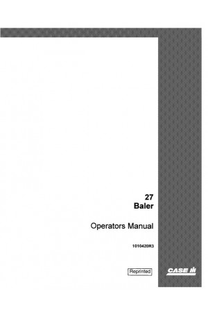 Case IH 27 Operator`s Manual