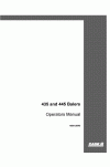 Case IH 435, 445 Operator`s Manual