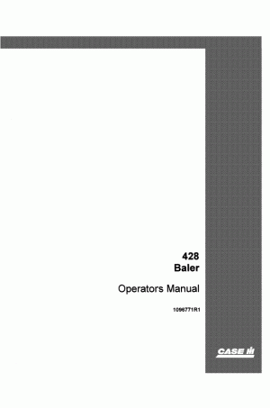 Case IH 428 Operator`s Manual