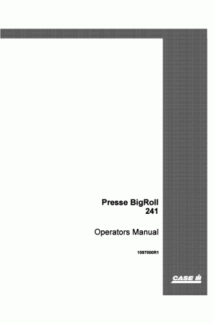 Case IH 241 Operator`s Manual