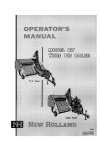 New Holland 87 Operator`s Manual