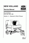 New Holland 4, 630, 640, 650, 660 Service Manual