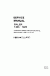 New Holland 1425, 1426 Service Manual