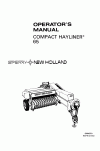 New Holland 65 Operator`s Manual