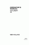 New Holland 68 Operator`s Manual