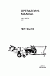 New Holland 281 Operator`s Manual