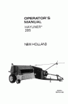 New Holland 285 Operator`s Manual