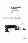 New Holland 286 Operator`s Manual