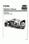 New Holland 520 Operator`s Manual