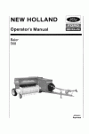 New Holland 568 Operator`s Manual