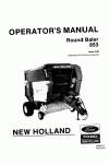 New Holland 853 Operator`s Manual