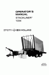 New Holland 1034 Operator`s Manual