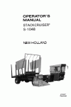 New Holland S1048 Operator`s Manual