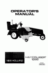 New Holland 1282 Operator`s Manual
