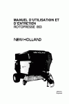New Holland 853 Operator`s Manual