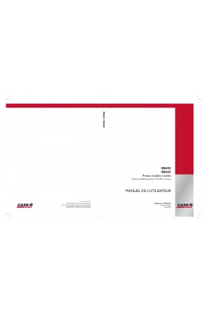 Case IH RB455, RB465 Operator`s Manual