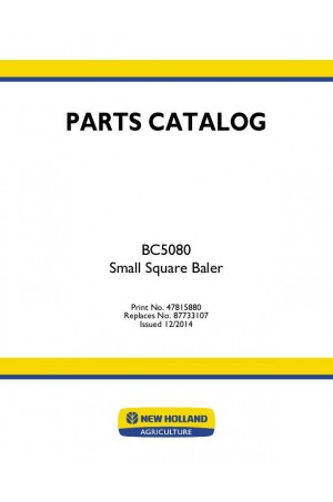 New Holland BC5080 Parts Catalog