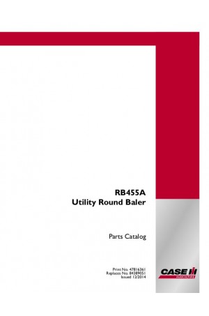 Case IH RB455A Parts Catalog