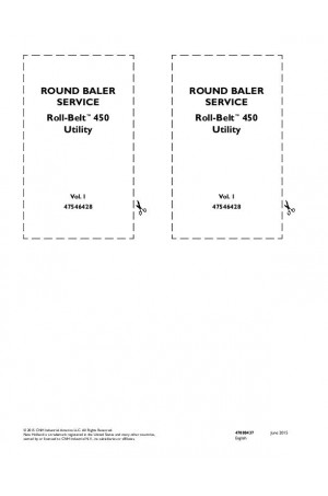 New Holland Roll-Belt 450 Service Manual