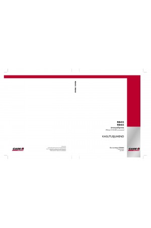 Case IH RB455, RB465 Operator`s Manual