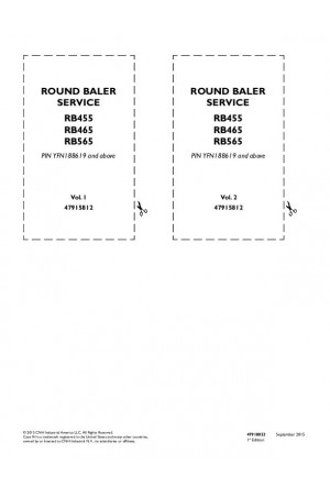Case IH RB455, RB465, RB565 Service Manual