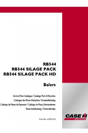 Case IH RB544 Parts Catalog