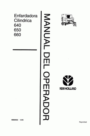 New Holland 640, 650, 660 Operator`s Manual