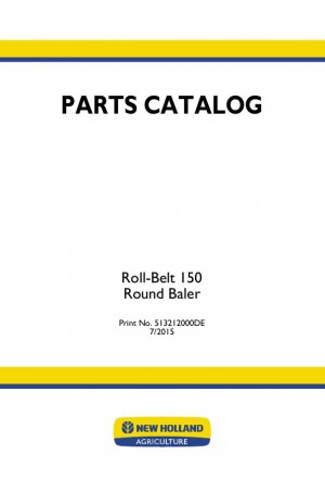 New Holland Roll-Belt 150 Parts Catalog