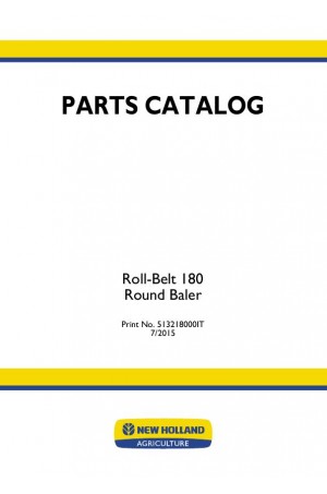 New Holland Roll-Belt 180 Parts Catalog