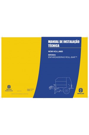 New Holland BR550, BR560A Operator`s Manual